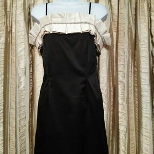 Size Medium Forever XXI Black /Ivory Formal Dress